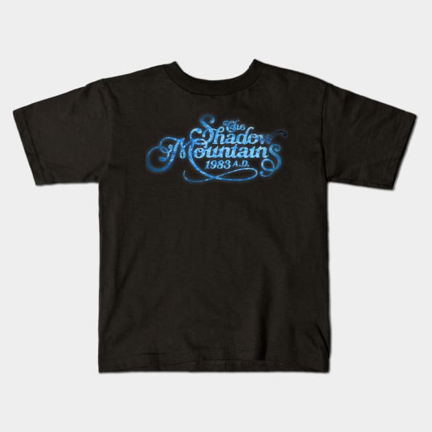 The Shadow Mountains Kids T-Shirt by MindsparkCreative